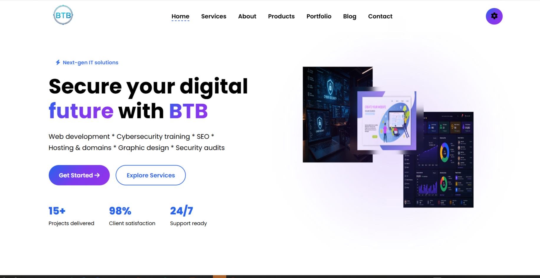 Business website